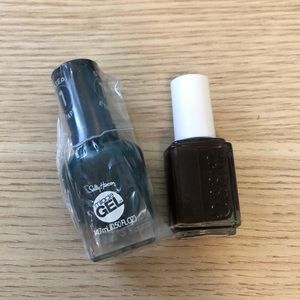 🍁🍂 NWT!  perfect fall nail color bundle Essie and Sally Hansen Miracle Gel